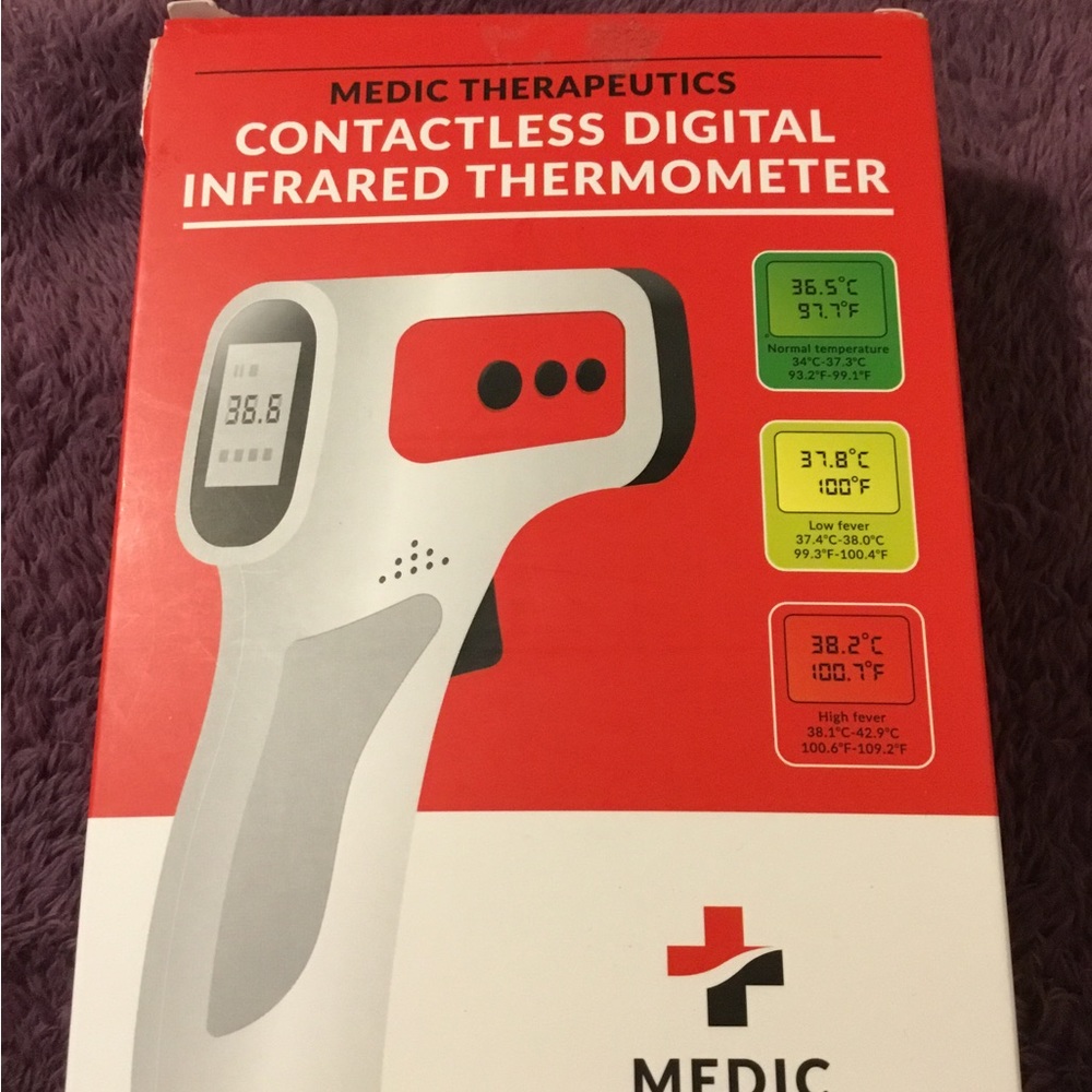 New Medic Therapeutics No Contact Digital Infrared Thermometer